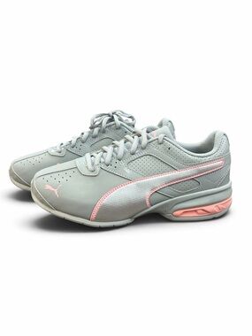 Puma Women’s light grey & Pink Low-Profile Athletic Sneakers